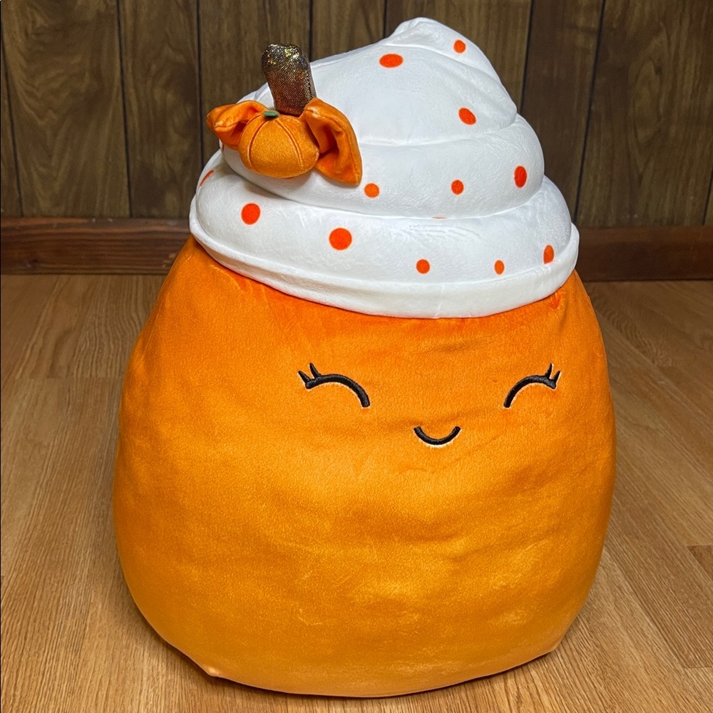 Squishmallows Orange and White Plush Toy
Kendla the pumpkin spice